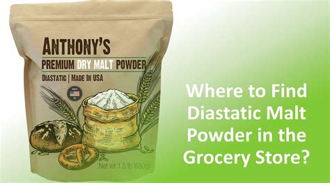 diastatic malt powder grocery store.